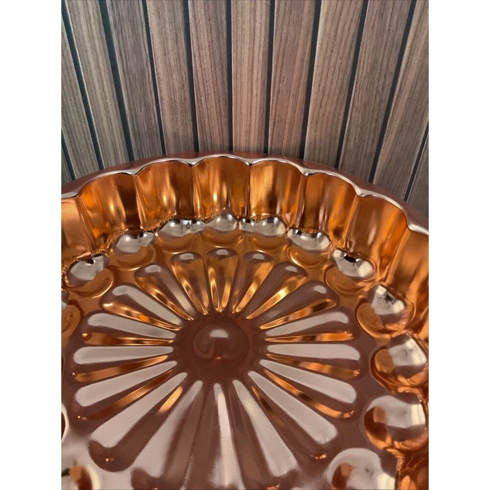 vintage copper  mold  Wall Decor 11.25” Diameter 2.75”